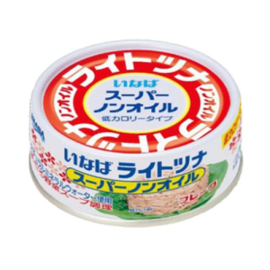 ปลาทูน่าชิ้นย่อยในน้ำซุปผัก