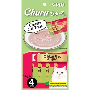 เชา ชูหรุ เนื้อสันในไก่ผสมปลาหมึก