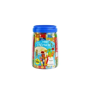 เชา ชูหรุุ ซีฟู๊ดรวมรสชาติ กระปุก 50 ชิ้น