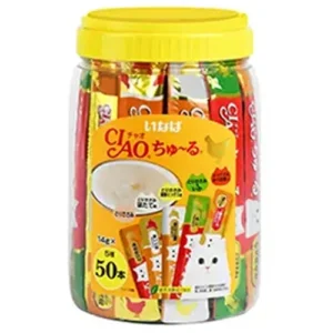 เชา ชููหรุ ไก่รวมรสชาติ กระปุก 50 ชิ้น