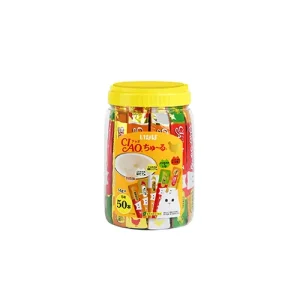 เชา ชููหรุ ไก่รวมรสชาติ กระปุก 50 ชิ้น